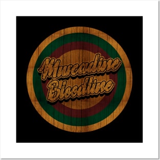 Circle Retro Muscadine Bloodline Posters and Art